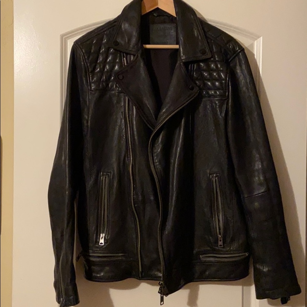 ALL SAINTS CONROY LEATHER JACKET